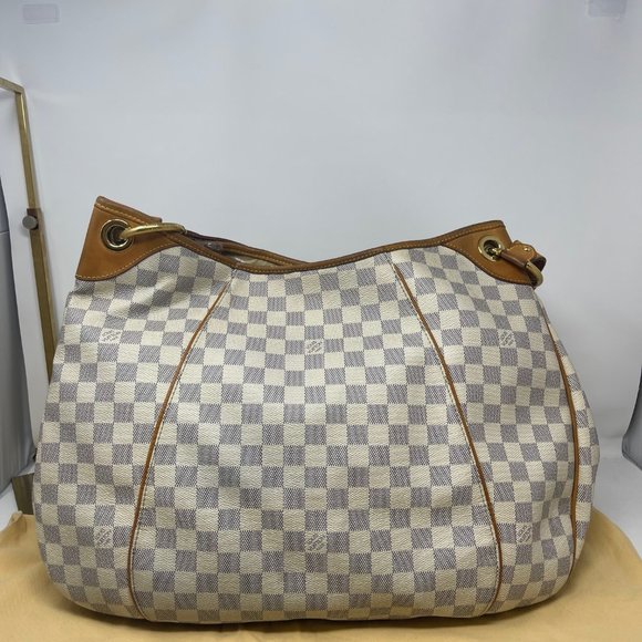 LOUIS VUITTON Damier Azur Galliera GM Shoulder Bag - Picture 3 of 16